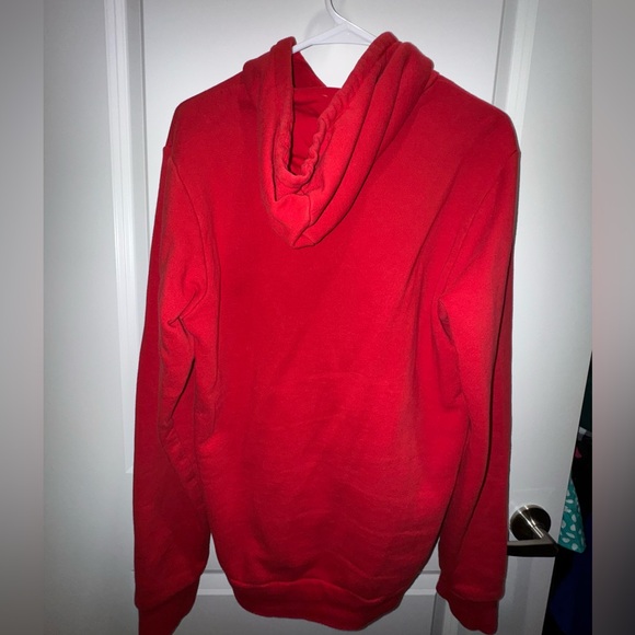 Red Adidas hoodie - Picture 4 of 6